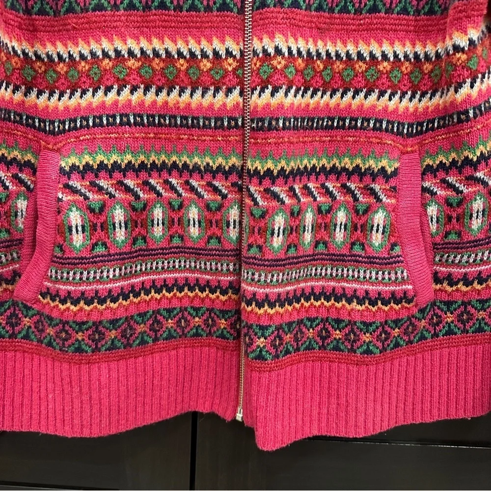Bogner Fire & Ice Wool Zipper Sweater Vintage Inspired Size Large Women’s - Picture 4 of 16